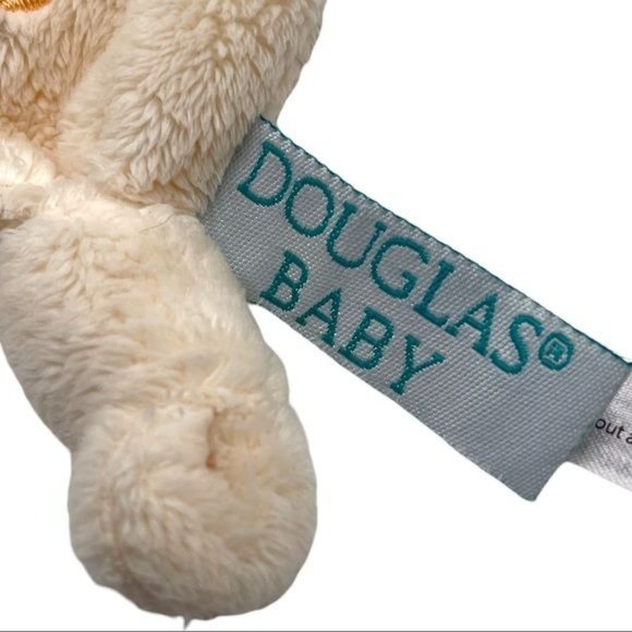 Douglas Baby Giraffe Plush Teething Ring Lovey Security Blanket - Picture 7 of 9